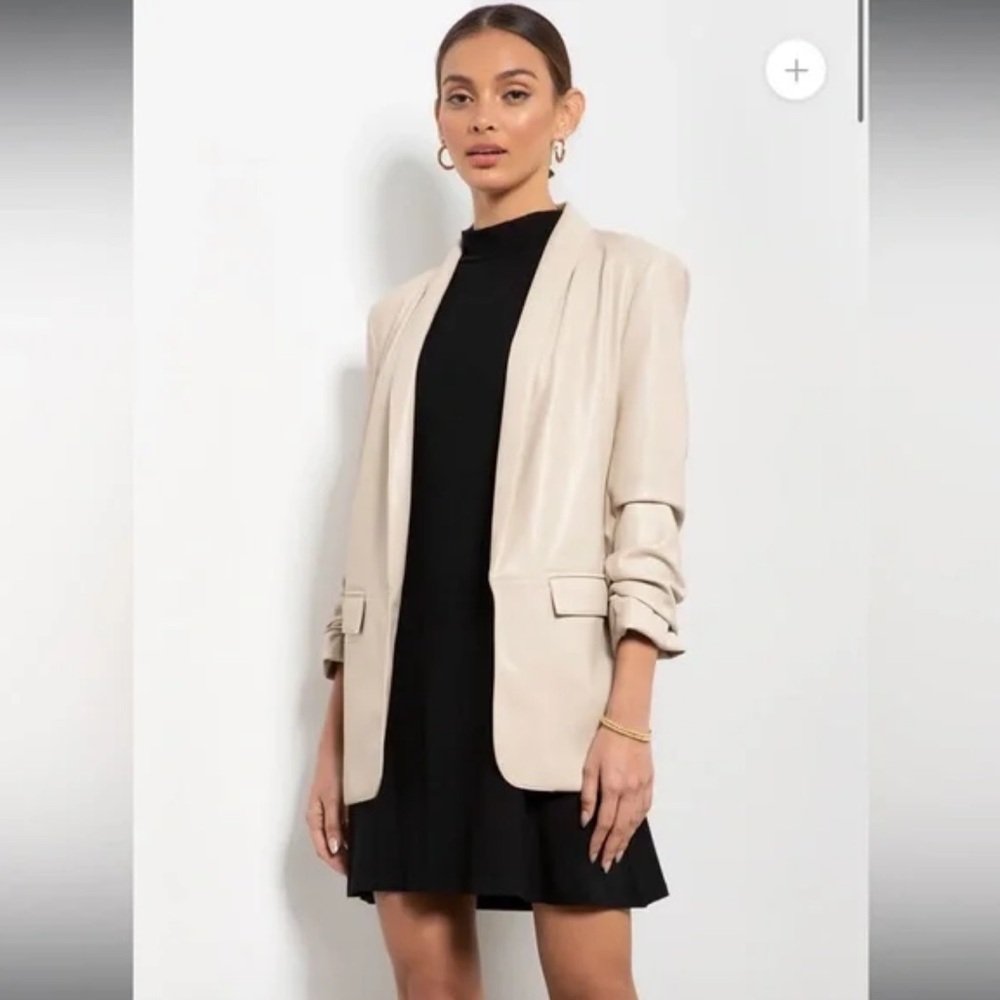 Tart Vegan Leather Blazer